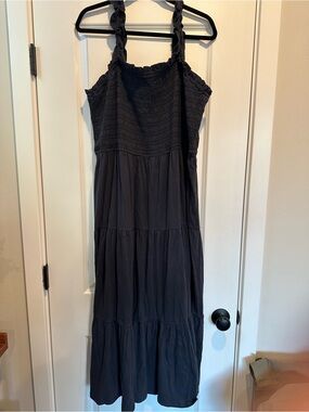 aerie long sleeve knit tie front maxi dress | Dresses | Aerie New Ribbed dress